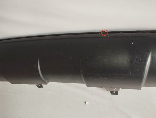 Spoiler Inferior Traseiro Peugeot 2008 2016 Até 2019 Avarias - Imagem 5