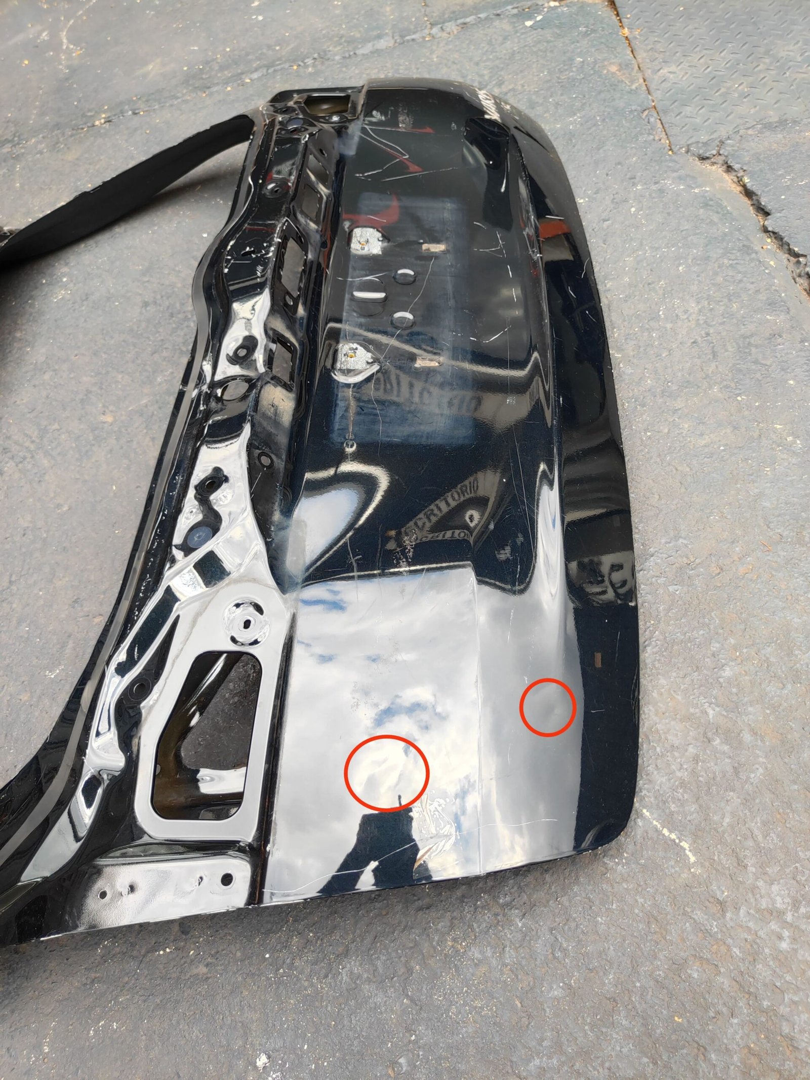 Tampa Traseira Yaris Hatch 2018 até 2025 Orig Amassada Léia - Imagem 3