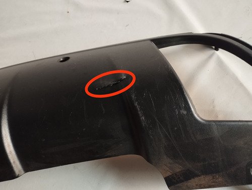 Spoiler Inferior Traseiro Peugeot 2008 2016 Até 2019 Avarias - Imagem 4