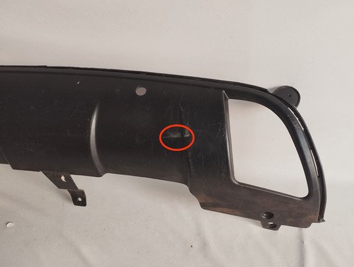 Spoiler Inferior Traseiro Peugeot 2008 2016 Até 2019 Avarias - Imagem 3