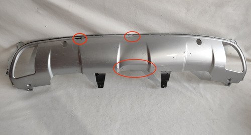 Spoiler Parachoque Traseiro Peugeot 2008 2015 Ao 2019 Léia ! - Imagem 2