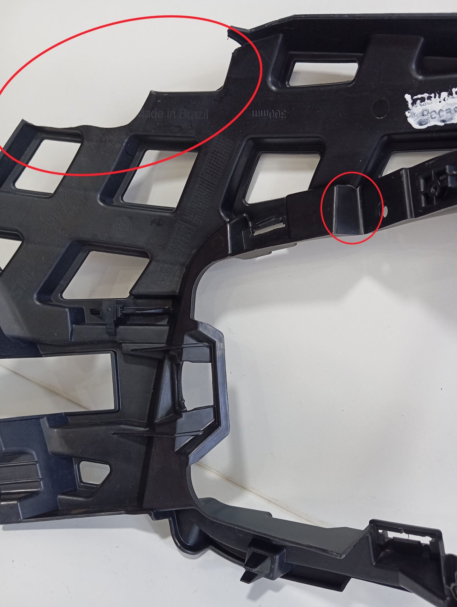 Suporte Farol Milha Esquerdo T-cross 2019 A 2024 Avaria Leia - Imagem 8